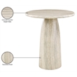 Meridian Furniture Cosenza Travertine Concrete Indoor/Outdoor Counter High Table