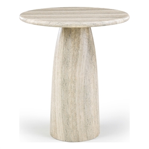 Meridian Furniture Cosenza Travertine Concrete Indoor/Outdoor Counter High Table