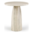 Meridian Furniture Cosenza Travertine Concrete Indoor/Outdoor Counter High Table