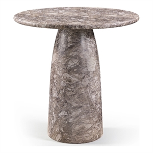 Meridian Furniture Cosenza Brown Concrete Indoor/Outdoor Counter Height Table