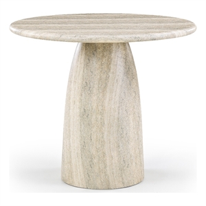 Meridian Furniture Cosenza Travertine Concrete Indoor/Outdoor Counter High Table