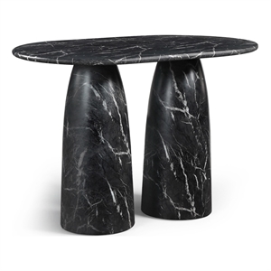 Meridian Furniture Cosenza Black Concrete Indoor/Outdoor Counter Height Table