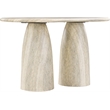 Meridian Furniture Cosenza Travertine Concrete Indoor/Outdoor Counter High Table
