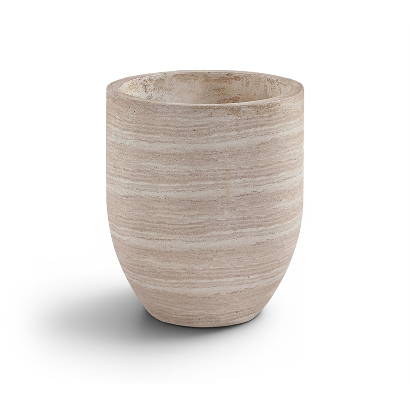 Meridian Furniture Florique Travertine Indoor / Outdoor Concrete Planter