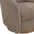 Meridian Furniture Modra Brown Performance Fabric Swivel Accent Chair