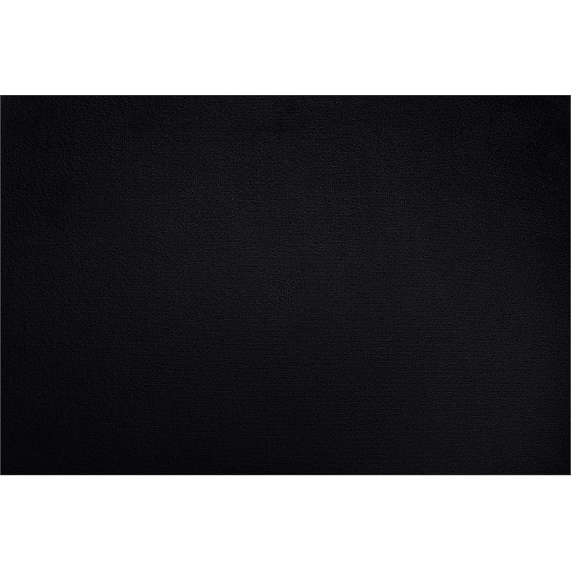 Meridian Furniture Orin Black Velvet Performance Fabric Modular Ottoman