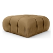 Meridian Furniture Orin Saddle Velvet Performance Fabric Modular Ottoman