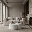 Meridian Furniture Imperia White Concrete Indoor/Outdoor Coffee Table