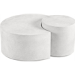 Meridian Furniture Imperia White Concrete Indoor/Outdoor Coffee Table