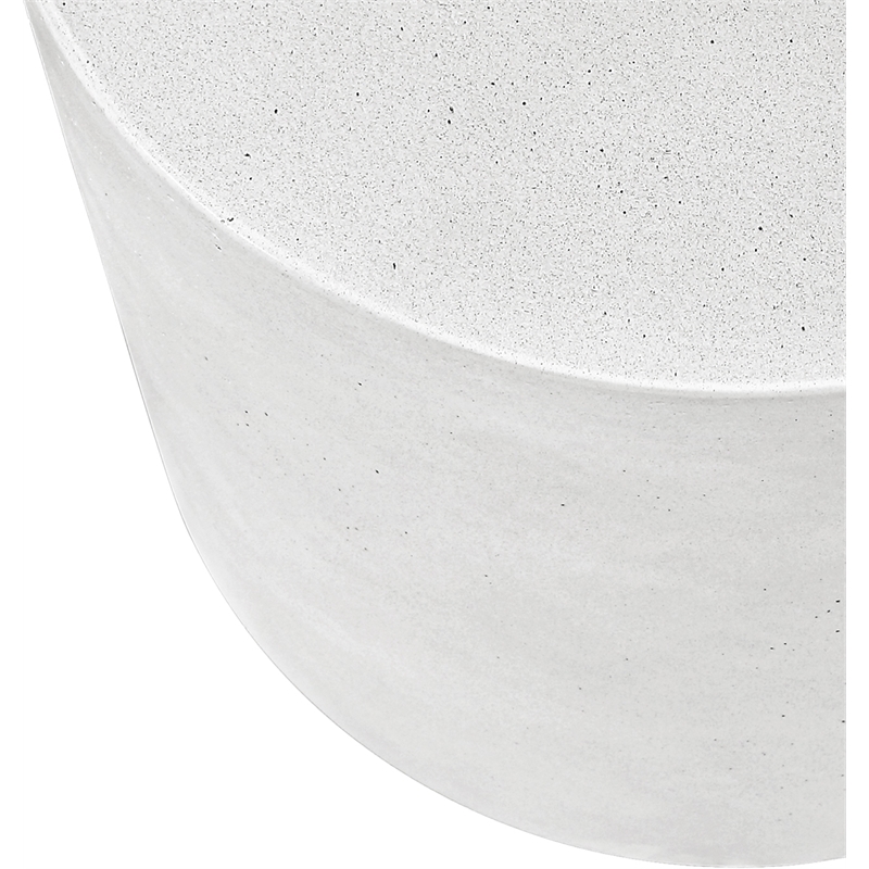 Meridian Furniture Imperia White Concrete Indoor/Outdoor Coffee Table