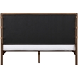 Meridian Furniture Arielle Cognac Vegan Leather Upholstered Full Bed
