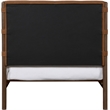 Meridian Furniture Arielle Cognac Vegan Leather Upholstered Twin Bed