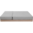 Meridian Furniture Solace Grey Performance Fabric Patio Double Lounge Chair