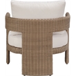Meridian Furniture Sandbay Beige Water Resist Fabric Patio Accent Chair