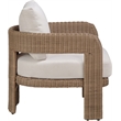 Meridian Furniture Sandbay Beige Water Resist Fabric Patio Accent Chair