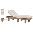 Meridian Furniture Sandbay Beige Water Resist Fabric Patio Lounge Chair