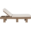 Meridian Furniture Sandbay Beige Water Resist Fabric Patio Lounge Chair