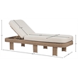 Meridian Furniture Sandbay Beige Water Resist Fabric Patio Lounge Chair