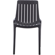 Meridian Furniture Marilla Black Polypropylene Patio Dining Chair (Set of 4)