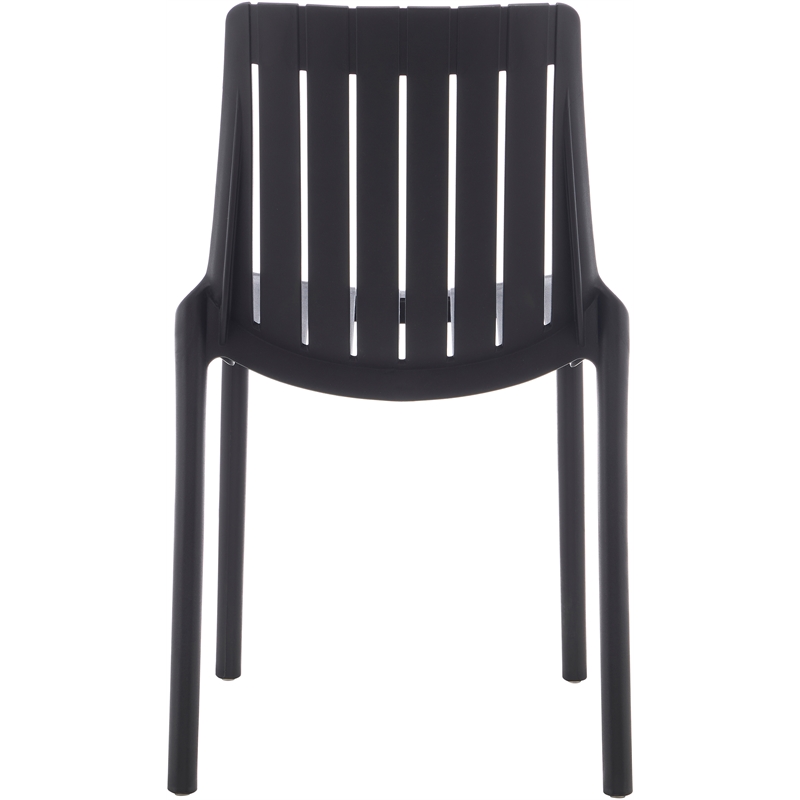 Meridian Furniture Marilla Black Polypropylene Patio Dining Chair (Set of 4)