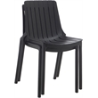 Meridian Furniture Marilla Black Polypropylene Patio Dining Chair (Set of 4)