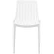Meridian Furniture Marilla White Polypropylene Patio Dining Chair (Set of 4)