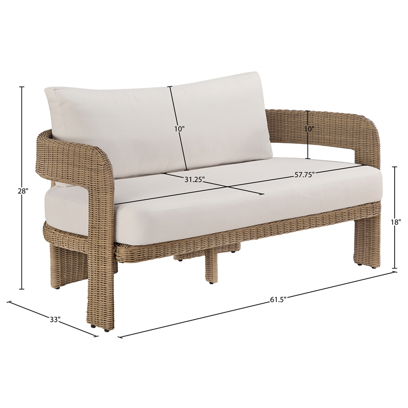 Meridian Furniture Sandbay 61.5