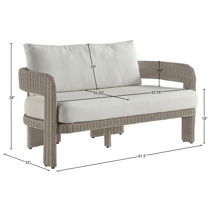 Meridian Furniture Sandbay 61.5