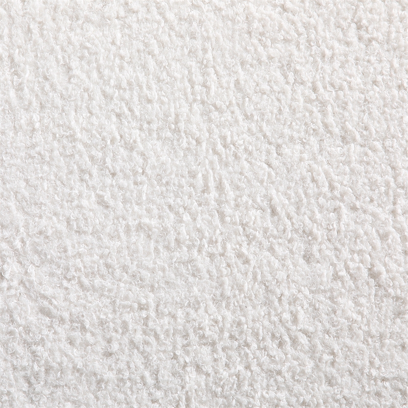 Meridian Furniture Briar Cream Faux Sheepskin Upholstered Bench