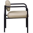 Meridian Furniture Serava Beige Vegan Leather Dining Chair (Set of 2)