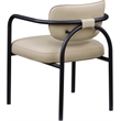 Meridian Furniture Serava Beige Vegan Leather Dining Chair (Set of 2)