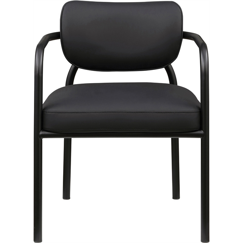Meridian Furniture Serava Black Vegan Leather Dining Chair (Set of 2)