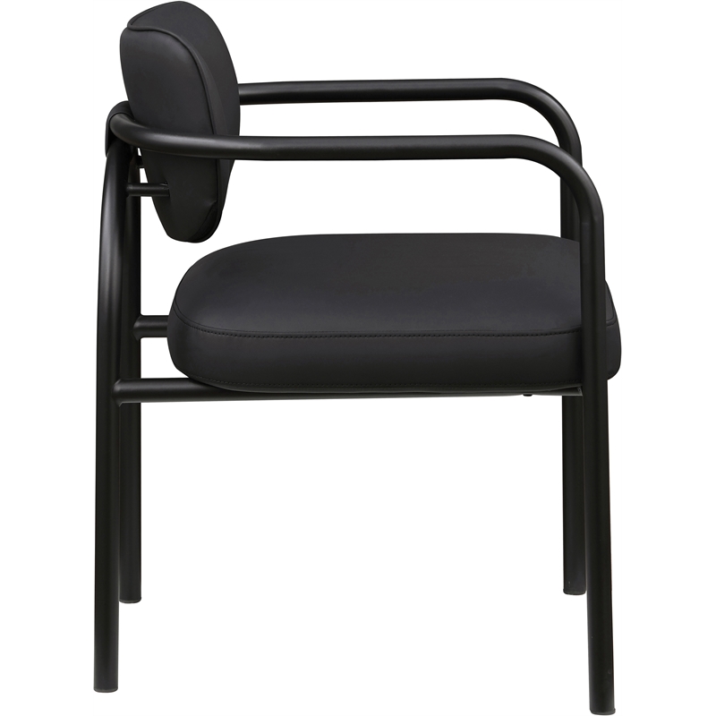 Meridian Furniture Serava Black Vegan Leather Dining Chair (Set of 2)