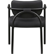 Meridian Furniture Serava Black Vegan Leather Dining Chair (Set of 2)