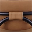 Meridian Furniture Serava Cognac Vegan Leather Dining Chair (Set of 2)