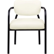 Meridian Furniture Serava Cream Vegan Leather Dining Chair (Set of 2)