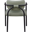Meridian Furniture Serava Green Vegan Leather Dining Chair (Set of 2)