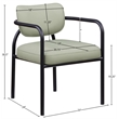Meridian Furniture Serava Mint Vegan Leather Dining Chair (Set of 2)