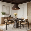 Meridian Furniture Serava Tan Vegan Leather Dining Chair (Set of 2)