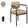 Meridian Furniture Serava Tan Vegan Leather Dining Chair (Set of 2)