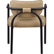 Meridian Furniture Serava Tan Vegan Leather Dining Chair (Set of 2)
