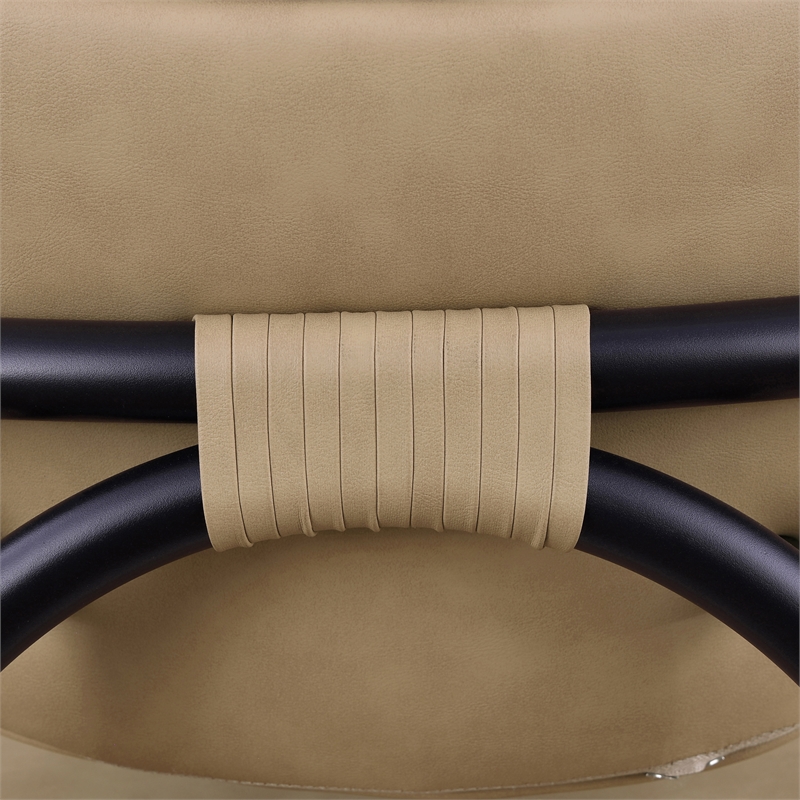 Meridian Furniture Serava Tan Vegan Leather Dining Chair (Set of 2)