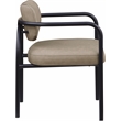 Meridian Furniture Serava Taupe Vegan Leather Dining Chair (Set of 2)