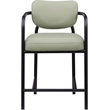 Meridian Furniture Serava Mint Vegan Leather Upholstered Counter Stool
