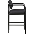 Meridian Furniture Serava Black Vegan Leather Upholstered Bar Stool