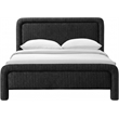Meridian Furniture Baylor Black Fabric With Interwoven Chenille Full Bed