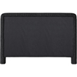 Meridian Furniture Baylor Black Fabric With Interwoven Chenille King Bed