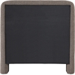 Meridian Furniture Baylor Brown Fabric With Interwoven Chenille Twin Bed