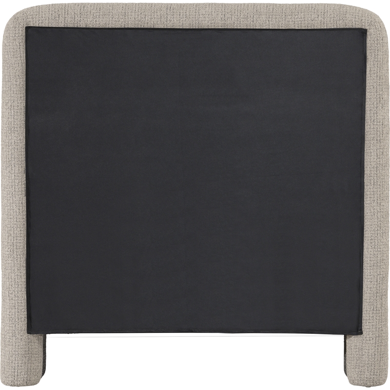 Meridian Furniture Baylor Taupe Fabric With Interwoven Chenille Twin Bed