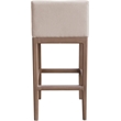 Meridian Furniture Solace Beige Olefin Performance Fabric Patio Bar Stool